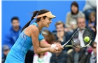 BIRMINGHAM, ENGLAND - JUNE 15:  Ana Ivanovic of Serbia in action during the Singles Final during Day Seven of the Aegon Classic at Edgbaston Priory Club on June 15, 2014 in Birmingham, England.  (Photo by Tom Dulat/Getty Images)